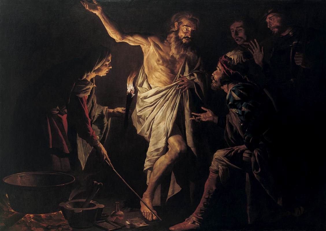 Saul i Endor Witch