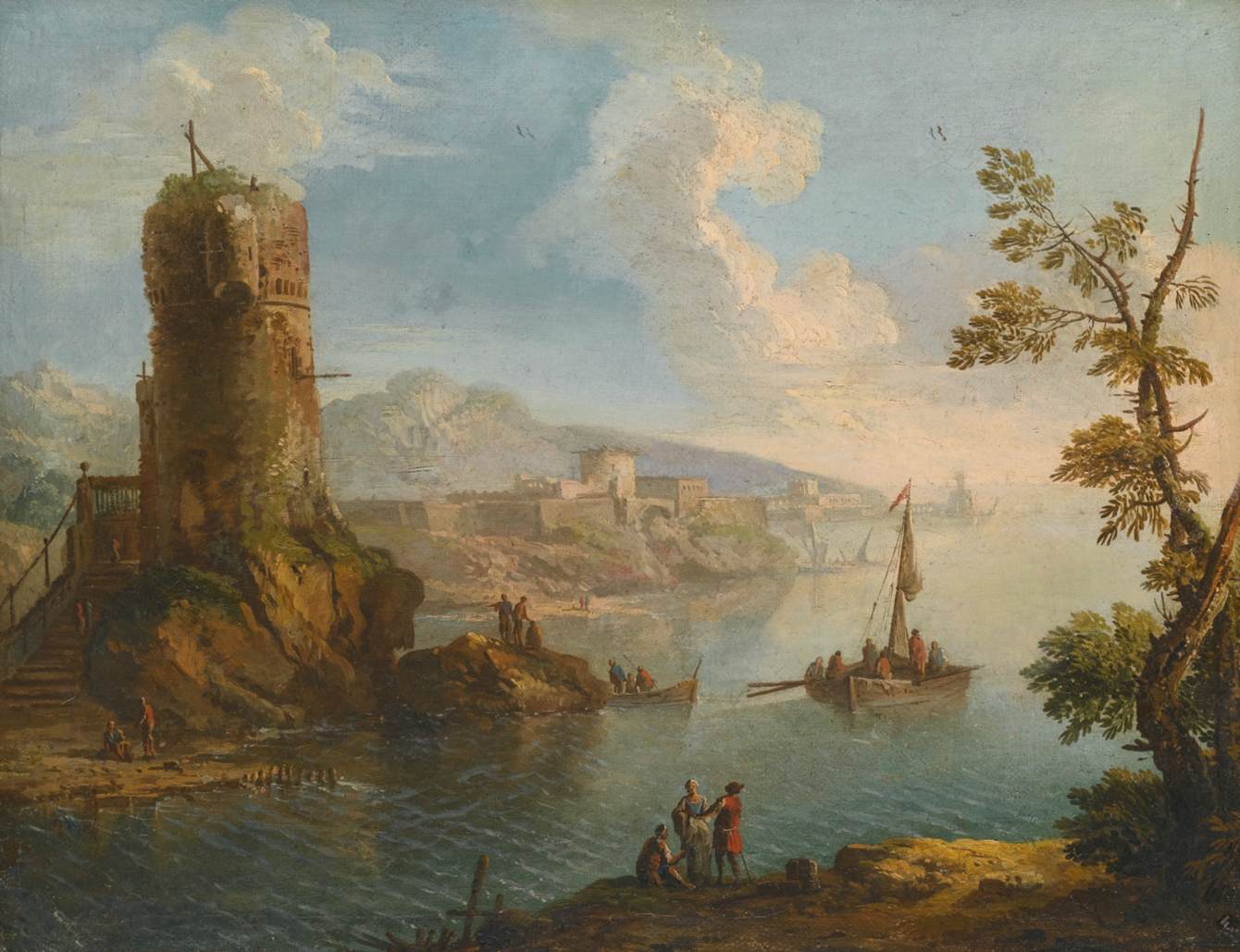 Scène de port