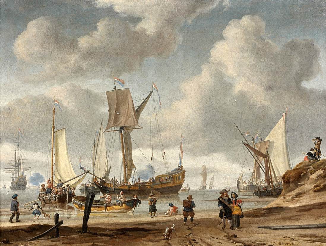 Marea mit Blick auf einen Strand, der von Zahlen animiert wurde