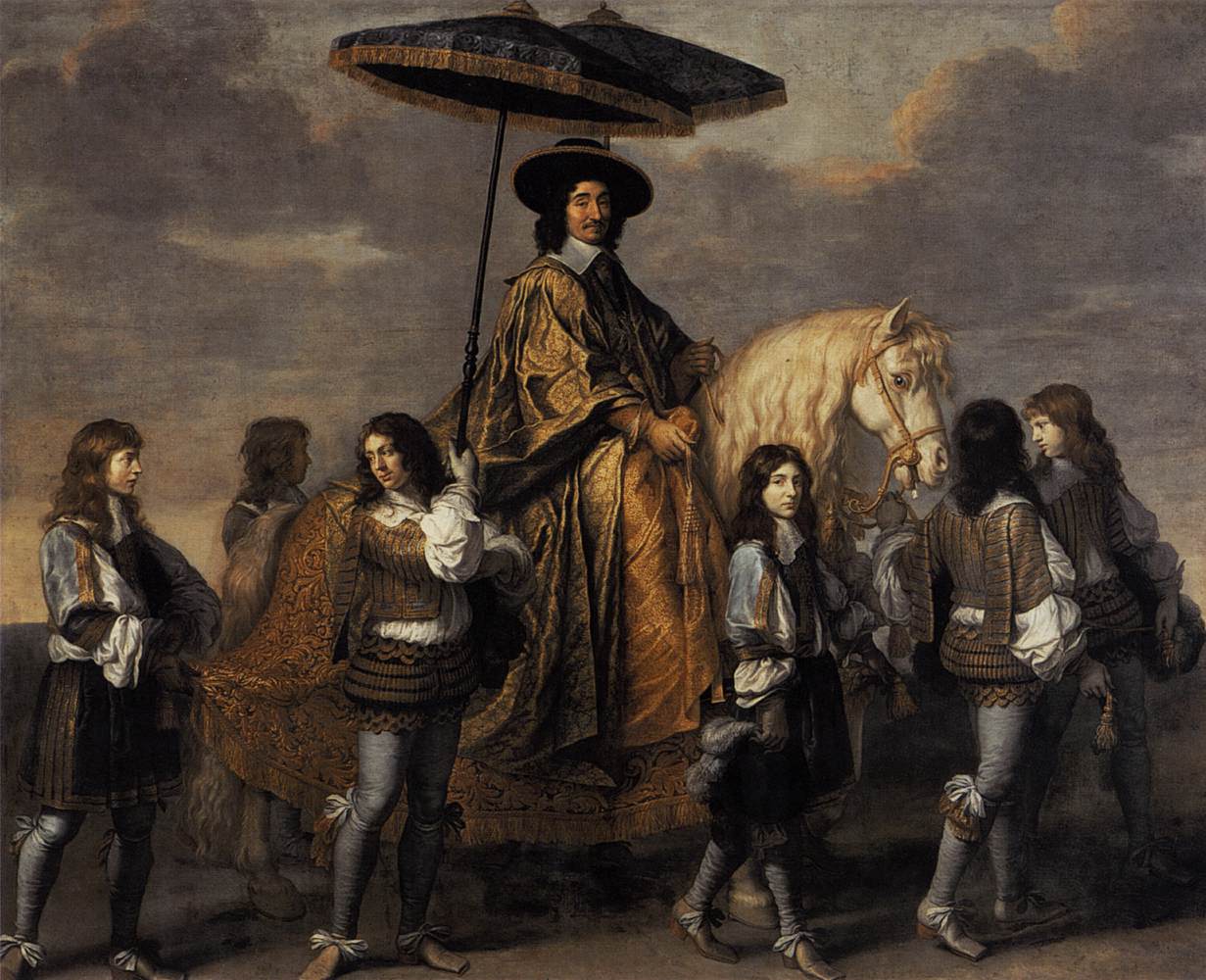 Canciller Séguier en La Entrada de Louis XIV en París