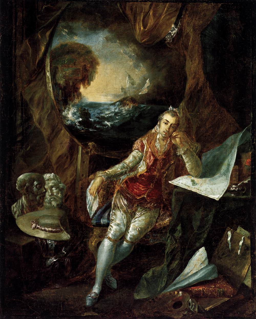 Self Portrait in The Studio