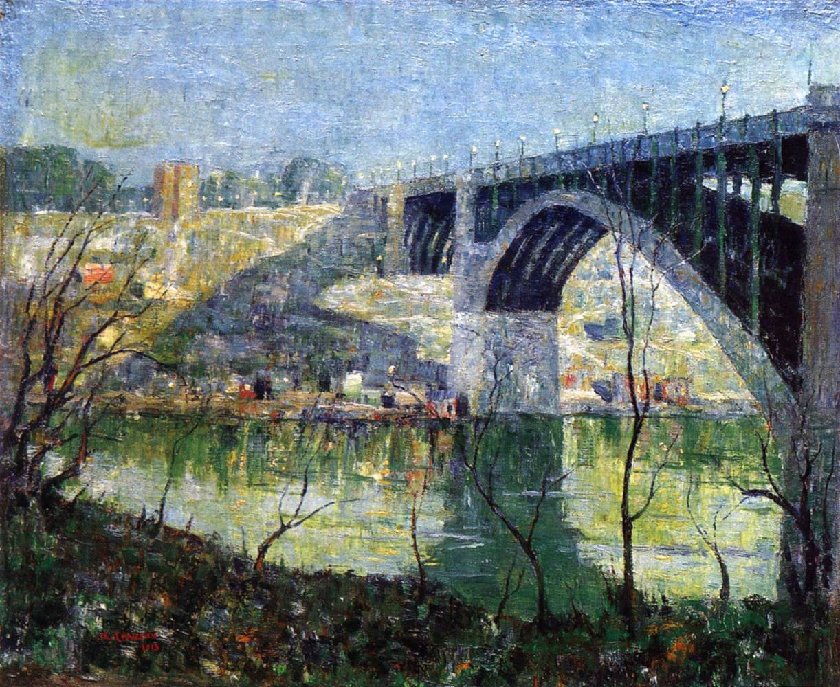 Nuit de printemps, rivière Harlem