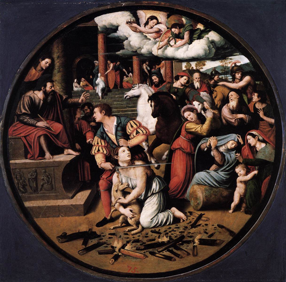 Le martyre de Santa Inés de Rome