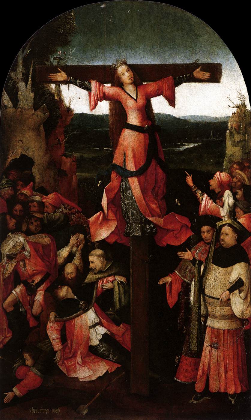 San Liberata'nın Şehitliğinin Triptych (Merkez Panel)