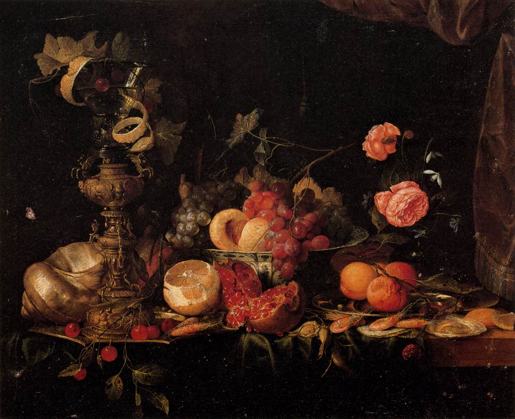 Natureza Morta com Flores e Frutas