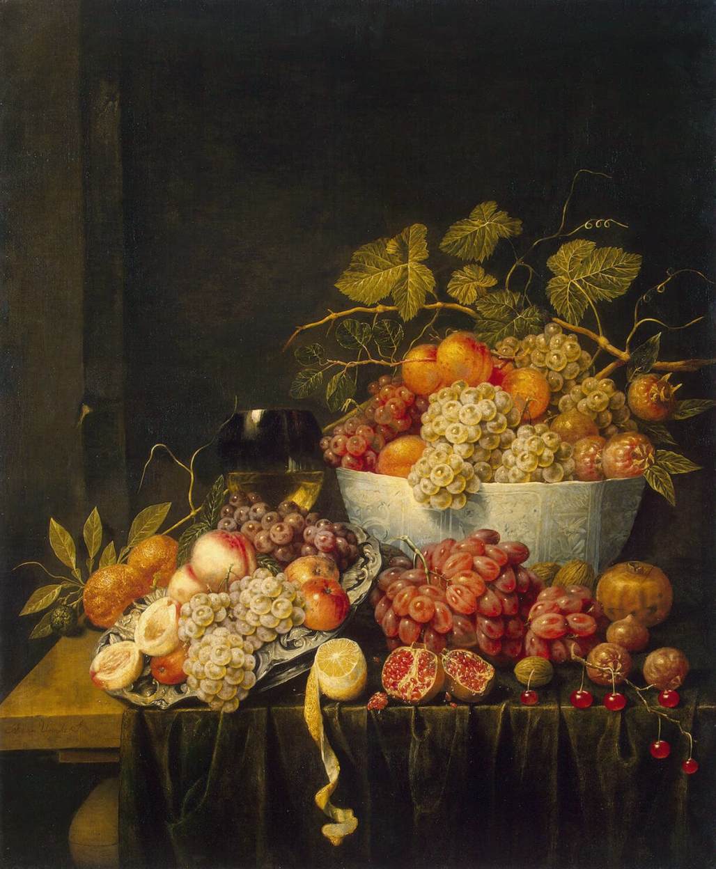 Bodegón con Uvas
