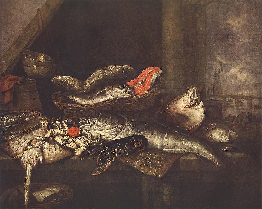 Bodegón con pesce