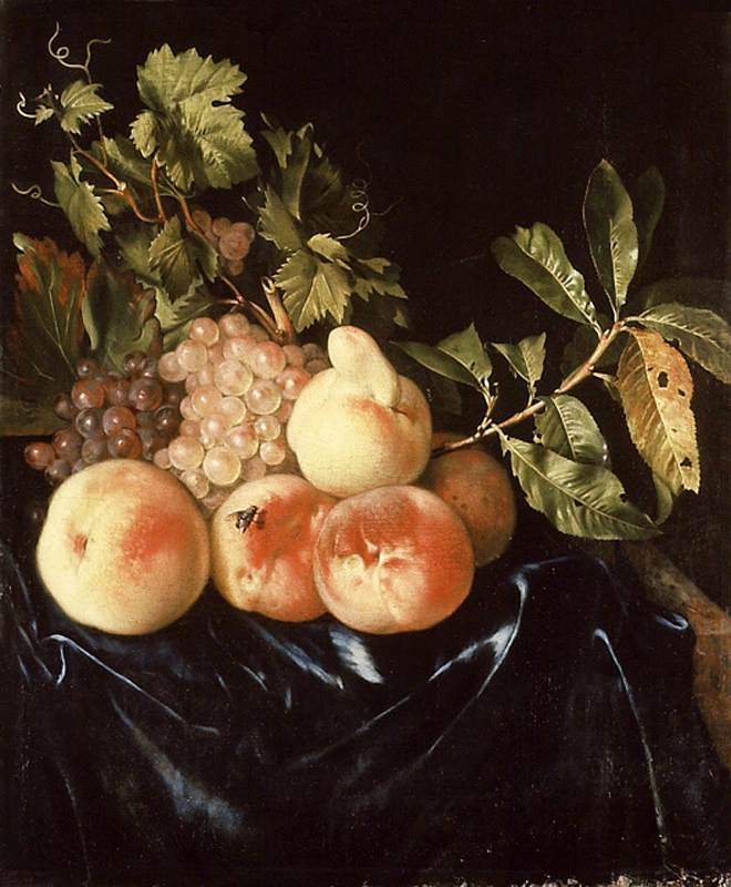Enfants de pêche et de raisins