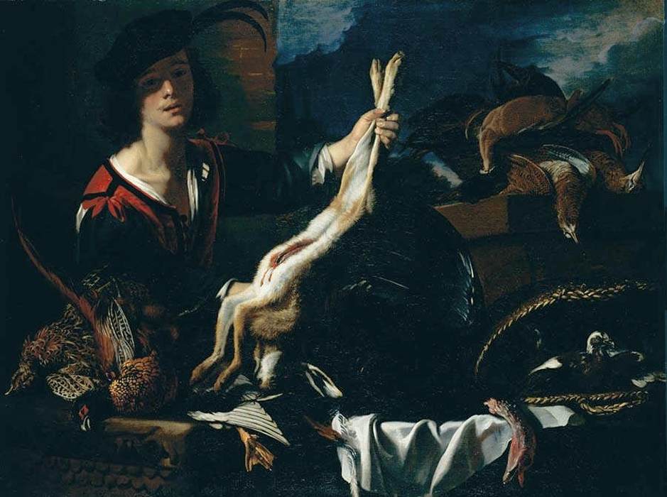 Bodegón avec chasse