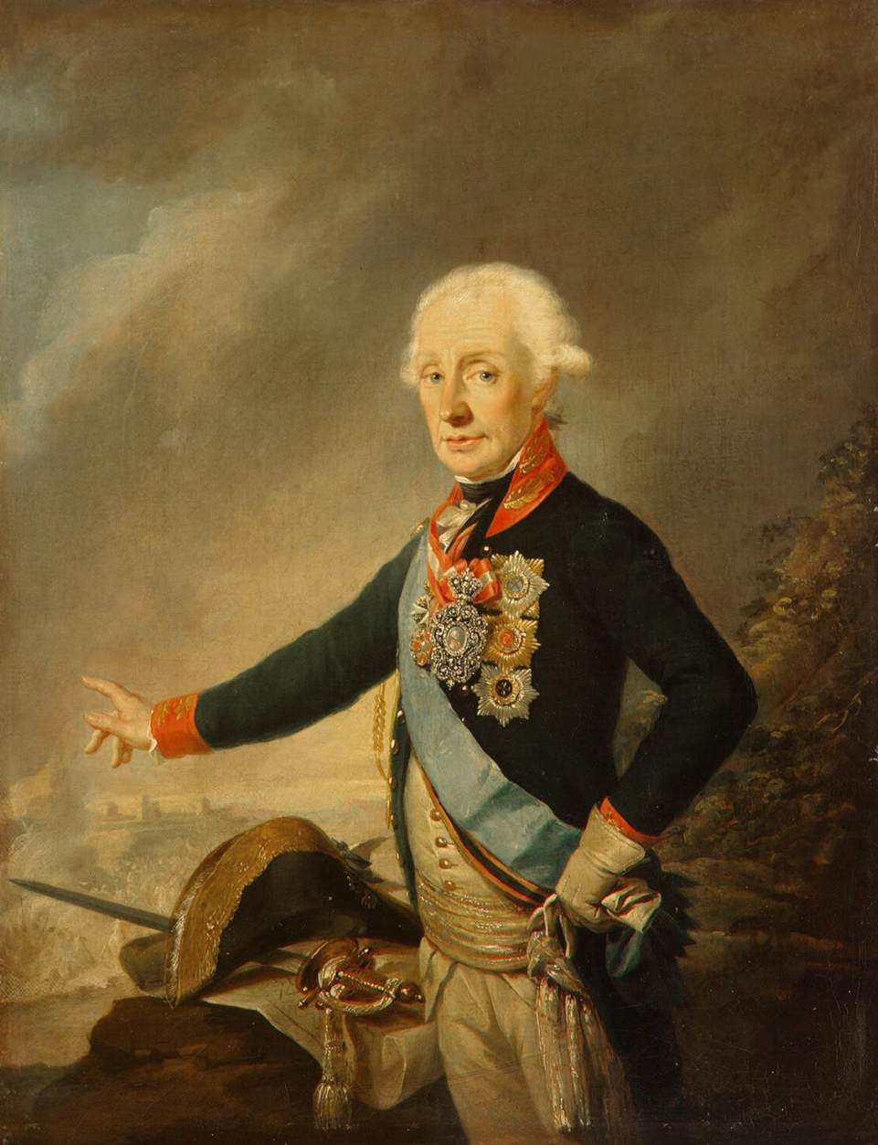 Portræt af grev Alexander Suvorov