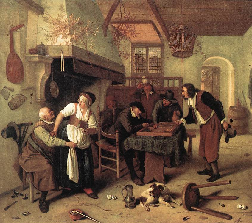 in the tavern