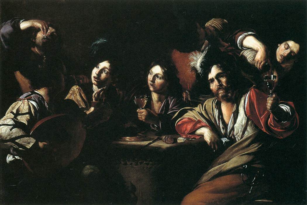 Tavern Scene with a Deurgine Player