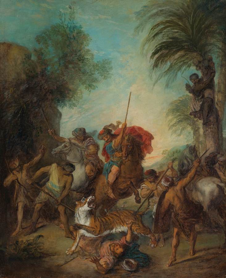 Chasse au tigre