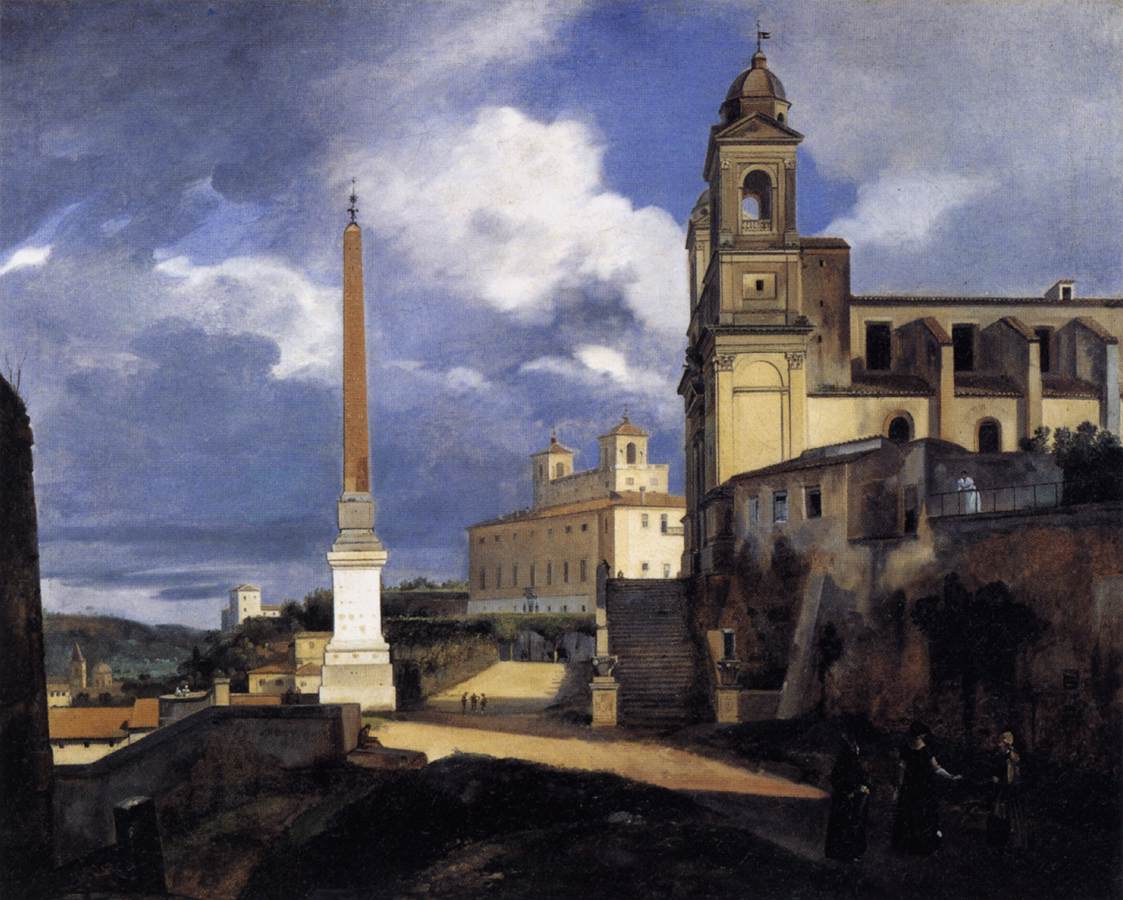 San Trinità Dei Monti and the Villa Medici, Rome