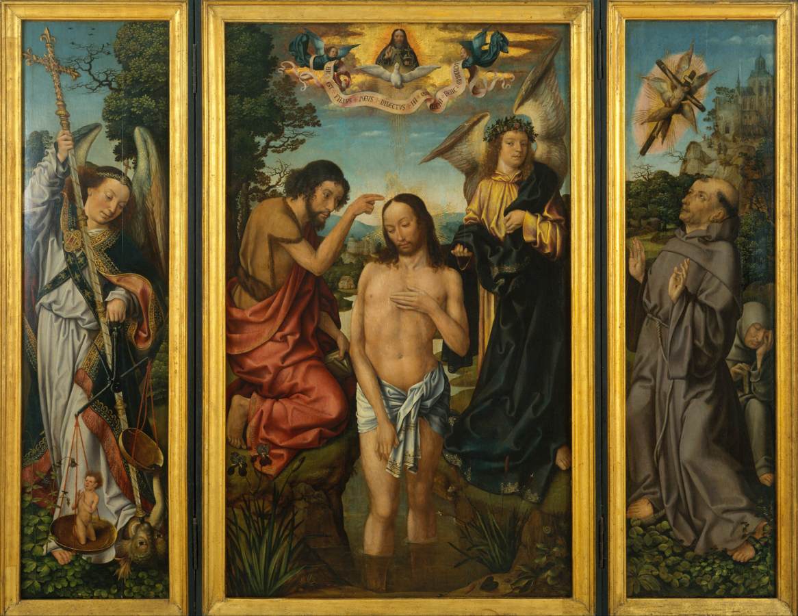 Trittico del battesimo di Cristo
