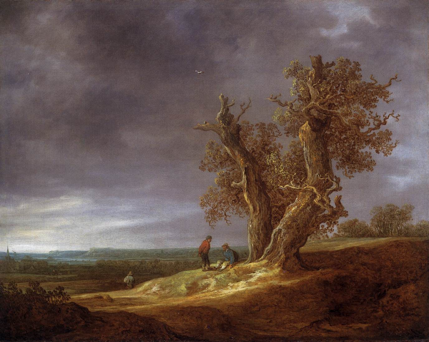 Paisaje con Dos Robles