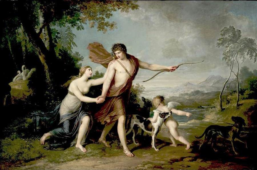 Venuše a Adonis