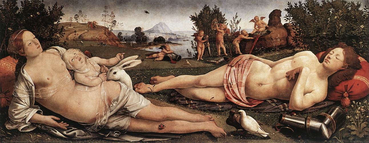 Venuše, Mars a Cupid
