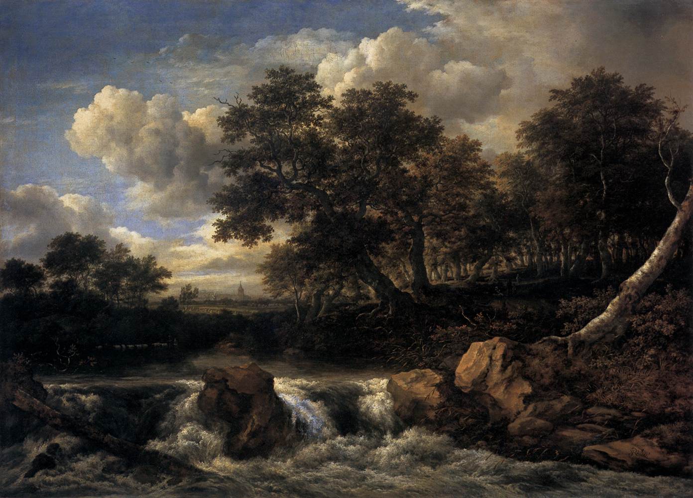 Paysage en cascade