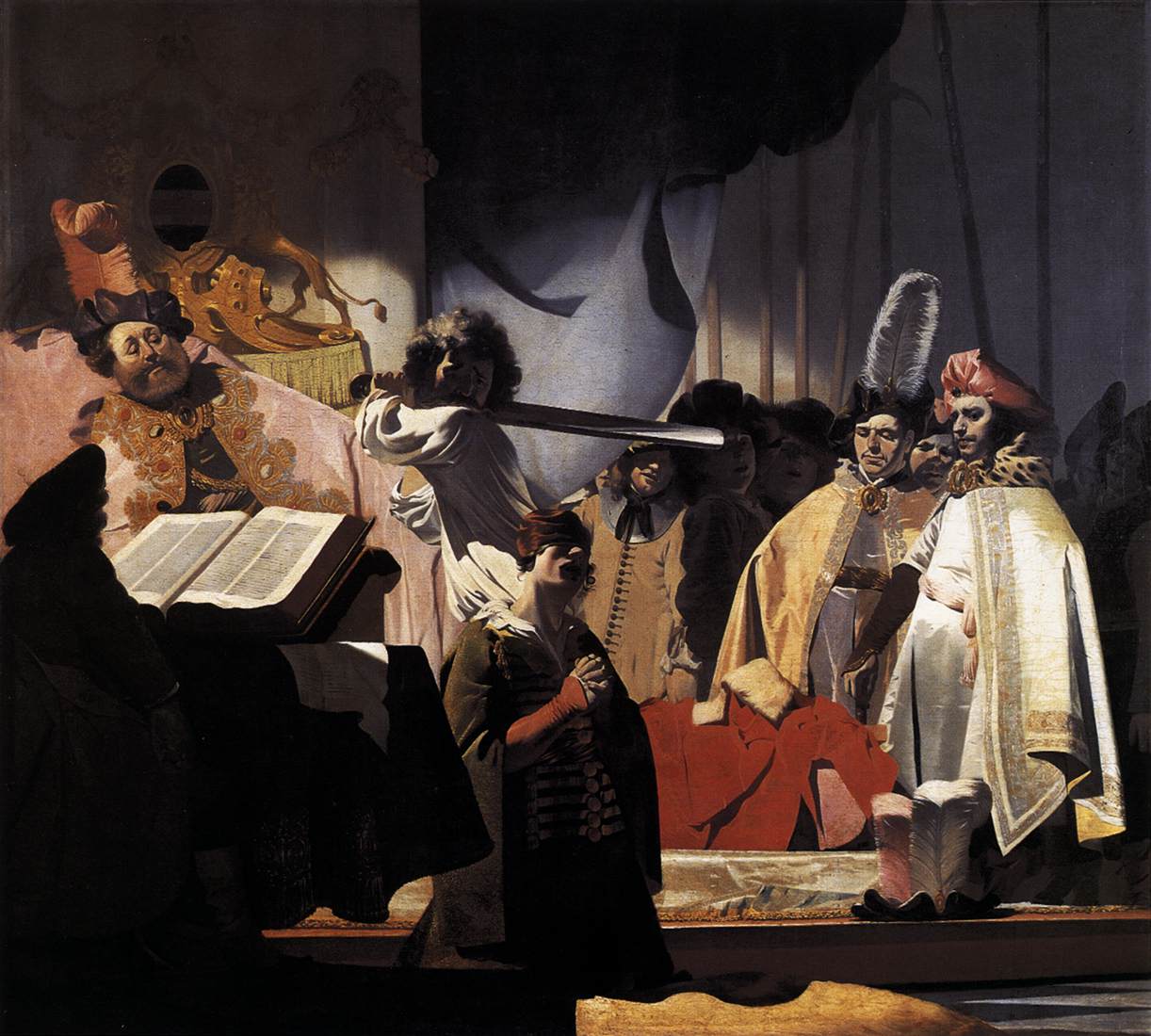 Graf Willem III. Vorsitzender der Ausführung des unzusammenhängenden Sheriffs im Jahr 1336