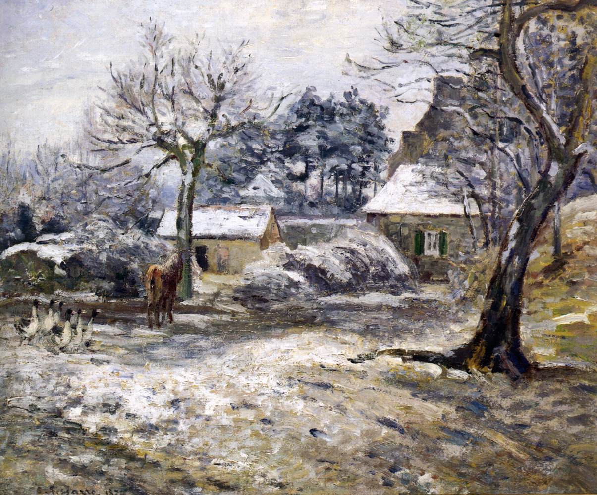 Sníh v Montfoucaultu