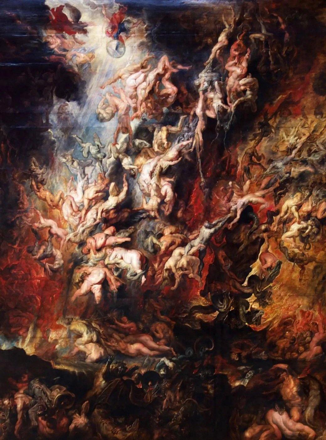 La Caída de los Condenados (Miguel expulsa a Satanás del cielo) - Rubens - KUADROS
