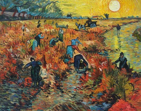 El Viñedo Rojo - Vincent Van Gogh - KUADROS