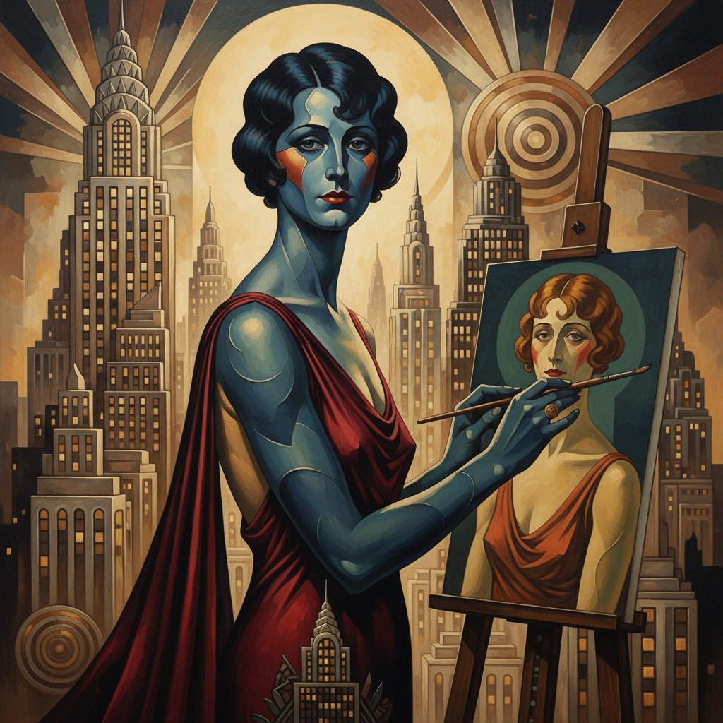 Tamara de Lempicka: Glamour y Cubismo Art Déco