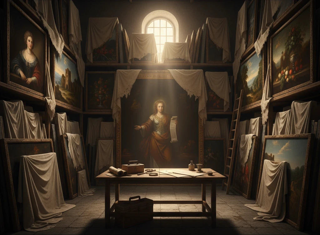 El Misterio de los Lienzos Olvidados: Joyas Ocultas