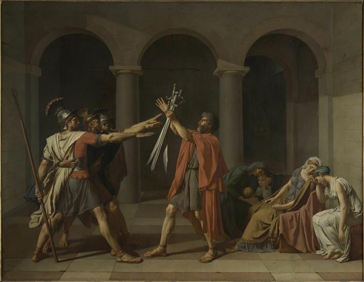 The Oath of Horatii - 1784