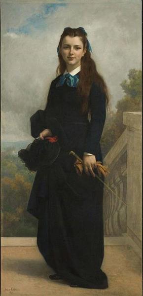 Portrait of Miss Cornelia Lyman Warren, administrator of Wellesley - 1871