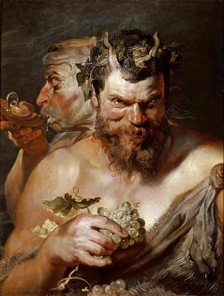 Zwei Satyrs - 1619