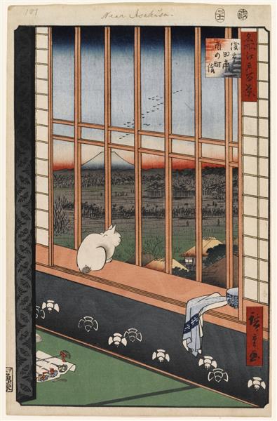 101. Festival of the Rice Fields of Asakusa and Torinomachi - 1857 