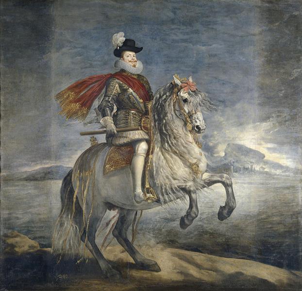 Equestrian Portrait of Felipe III - 1635