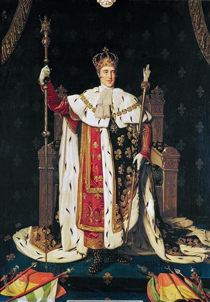 Portret van Carlos X met Coronation Tunic - 1829