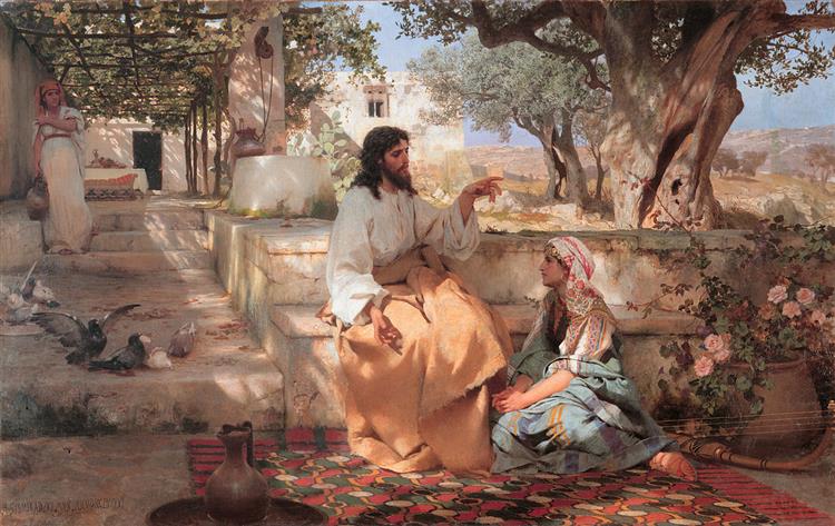 Christ in the house of Marta and Mary - 1886