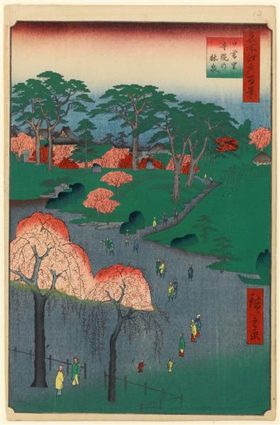 14. Giardini Del Tempio A Nippori - 1857 