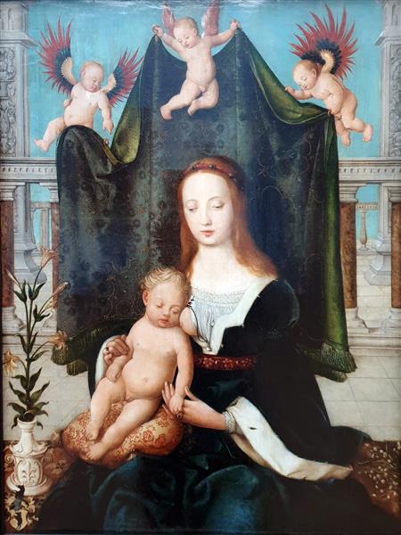 Mary med det sovende barn - 1520