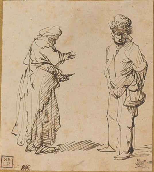 Mendigo Y Mujer - 1631