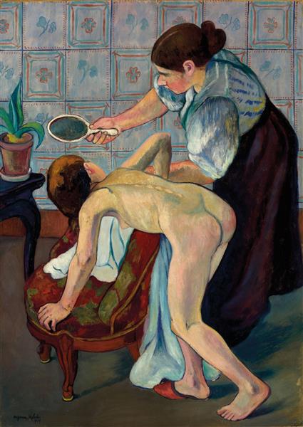 La ragazza allo specchio - 1909