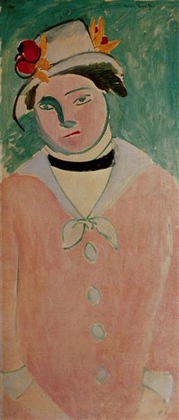 Marguerite with hat 1914 