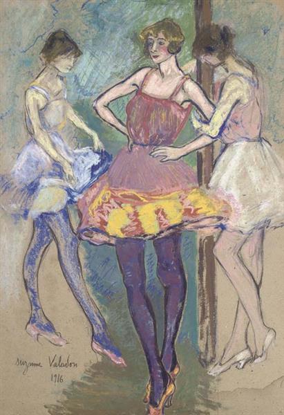 Three dancers - 1916