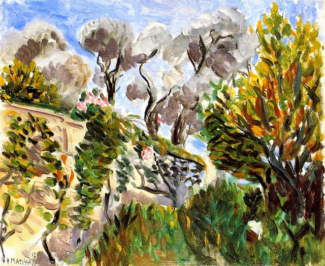 Oliviers, le jardin de Renoir à Cagnes 1917 