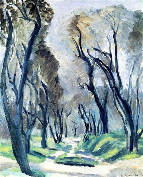 The path of the olive trees 1920 