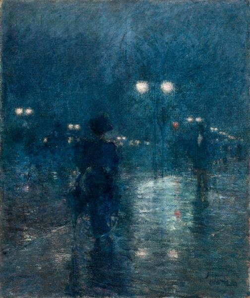 Fifth Avenue Nocturne - 1895