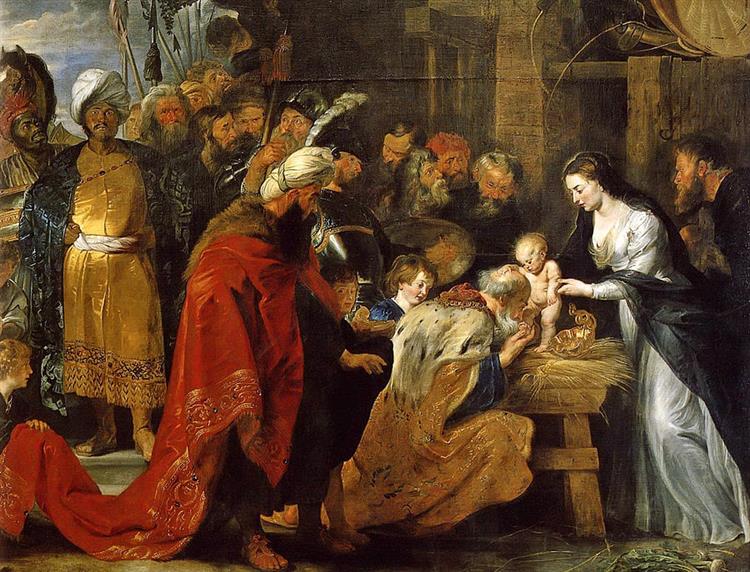 Adoración De Los Reyes Magos - 1619