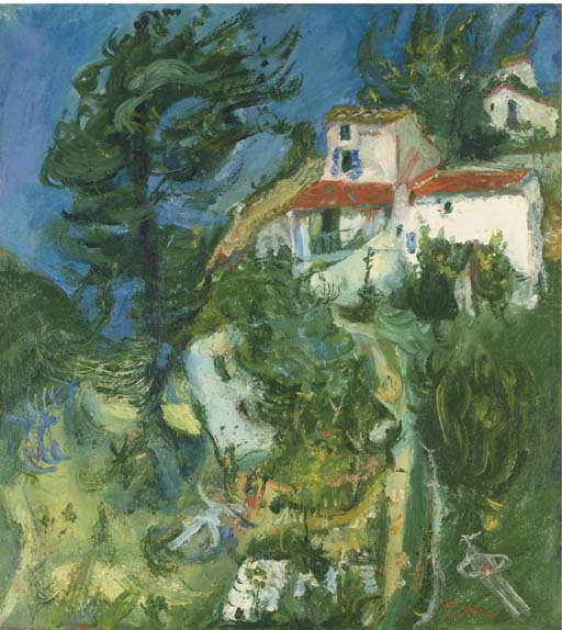 Landscape in Cagnes - 1924