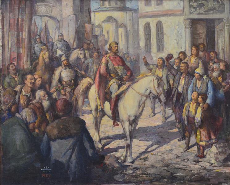 Tsar Simeon Enters Preslav