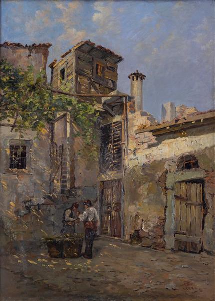 Vendedor En La Calle - 1910