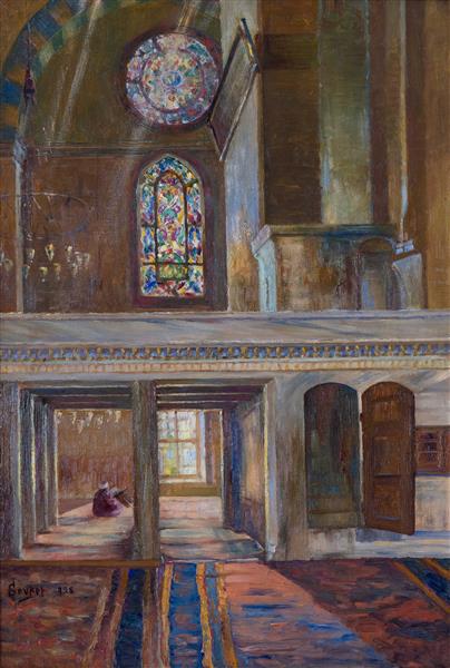 Interior De La Mezquita - 1928